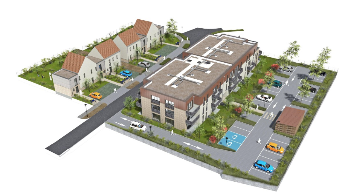 Construction de 30 logements et 6 logements individuels
